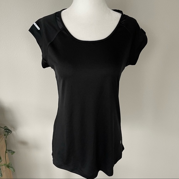 Champion Black Short Sleeve Workout Top - Picture 2 of 9